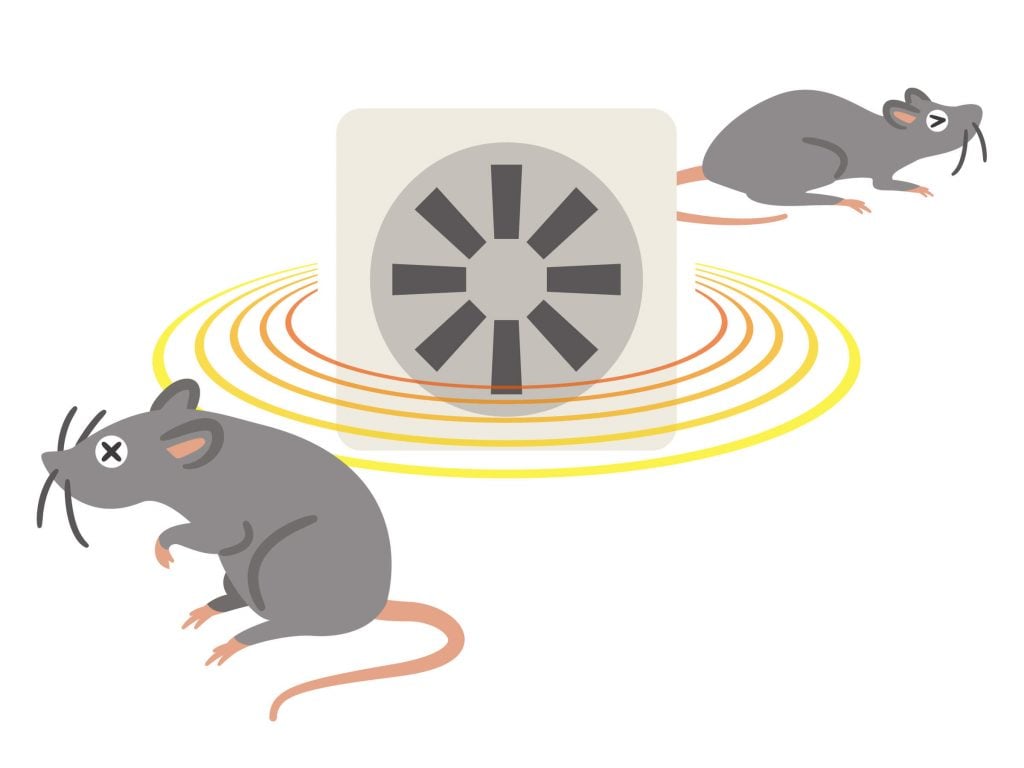ultrasonic device to deter mice
