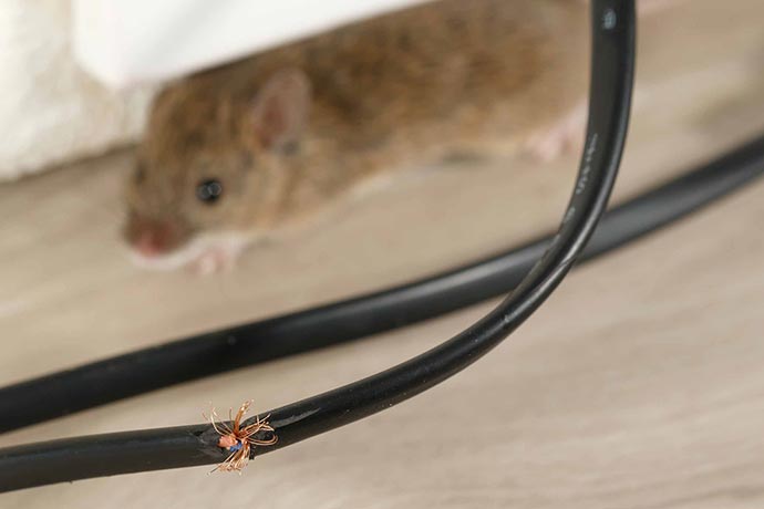 rodent activity is unsafe