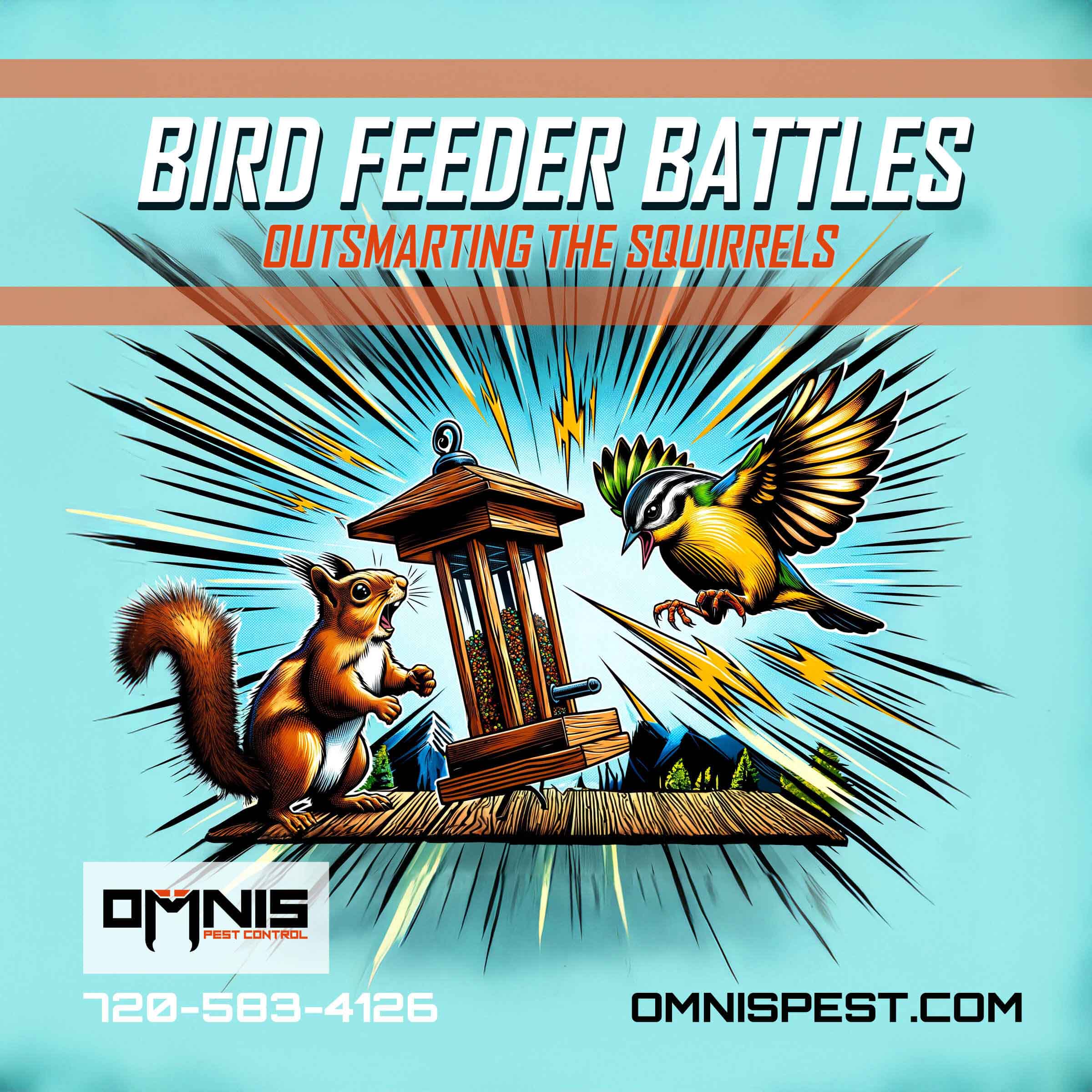 Bird Feeder Battles: Outsmarting Squirrels