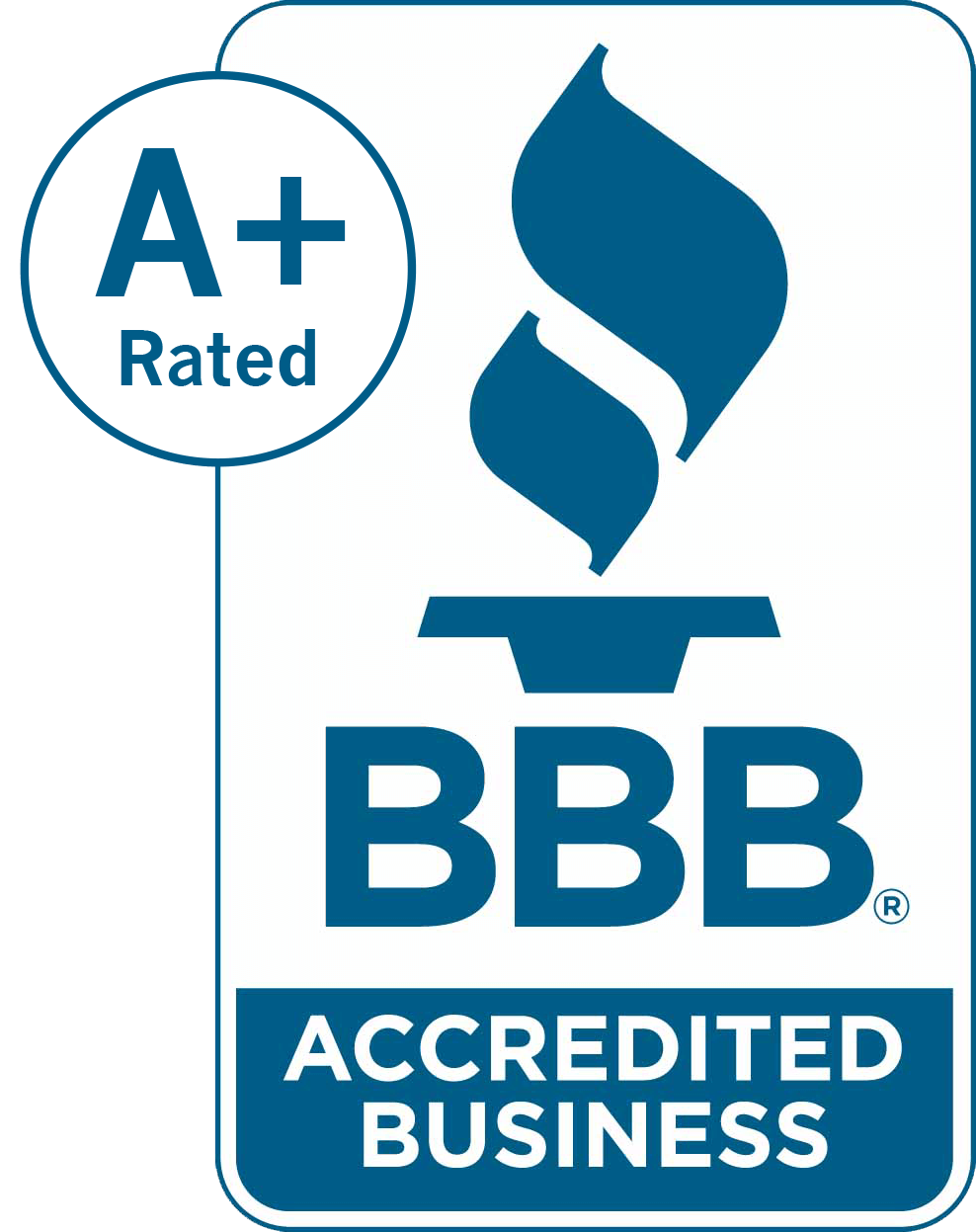 BBB A+ accredited logo