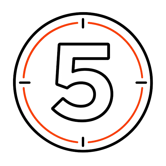 number five icon